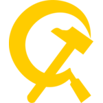 Hammer and sickle in star vector drawing | Public domain vectors