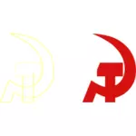 Vektor-Bild des Emblems für die Wahlen