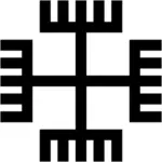 Ruce Boha Vektoru symbol