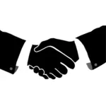 Handshake-Vektor-illustration