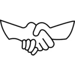 Handshake Vector Image