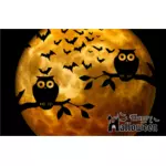Luna piena di Halloween