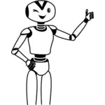 Robot dessin animé