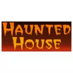 '' Haunted house'' typografie