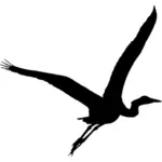 Heron silhouette