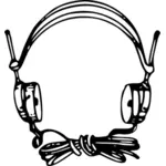 Ilustracja wektorowa słuchawki