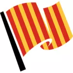 Rødt og gult flagg