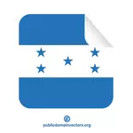 Honduras flagg klistremerke 2