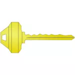 Yellow house key
