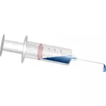 Medical injection vector image