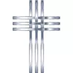 Stylized titanium cross image