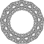 Zámková dekorativní kruh