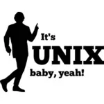 Její dítě UNIX, ano!