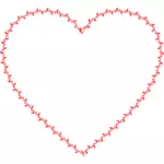 발렌타인 레드 심장의 이미지