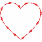 Vector clip art of decorative heart shape