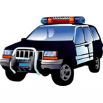 Immagine vettoriale di polizia auto