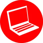 Ikona wektor laptopa