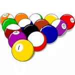 Vektorgrafikken billiard ball