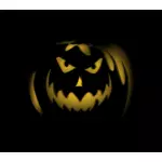 Jack-O-Lantern în imaginea vectorială întuneric