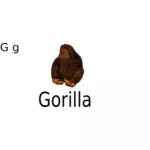 G voor gorilla