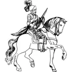 Soldado romano equitação