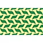 Patrón hojas verde