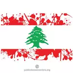 レバノンの旗