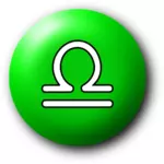 Groene weegschaal symbool