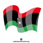 Libyjská státní vlajka