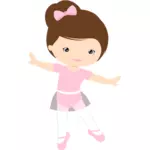 Kleine Mädchen-ballerina