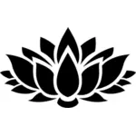 Lotus silhouet