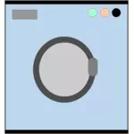 Laundry machine vector icon