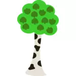 Берёза дерево векторное изображение