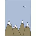 Mountains vector illustration