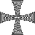 Krzyż maltański grafik