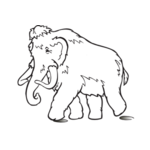 Mastodon drawing | Public domain vectors