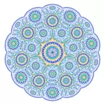 Mandala geometrik sembol