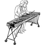 Marimba खिलाड़ी
