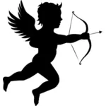Cupid aiming with bow