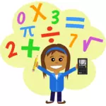 गणित लड़की