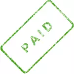 Paid Stamp Vector