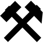 Gruvedrift symbol