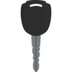 Vector afbeelding in grijswaarden van auto deur sleutel