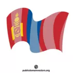 Bandeira do estado da Mongólia