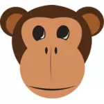 Image clipart vectoriel singe