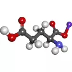 Chemical molecule 3d graphics