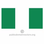 Nigerian vector flag