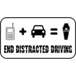 Slutet distraherad driving