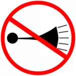 No horn sign