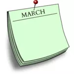 March on paper